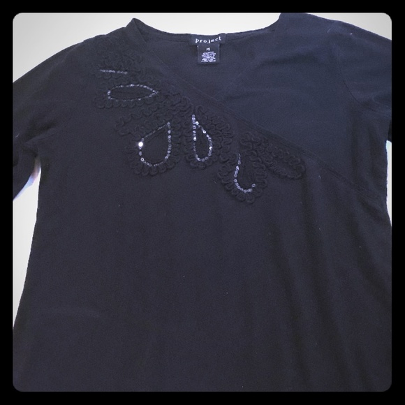 Project sz PS V Neck 3/4 Sleeve - Picture 1 of 5